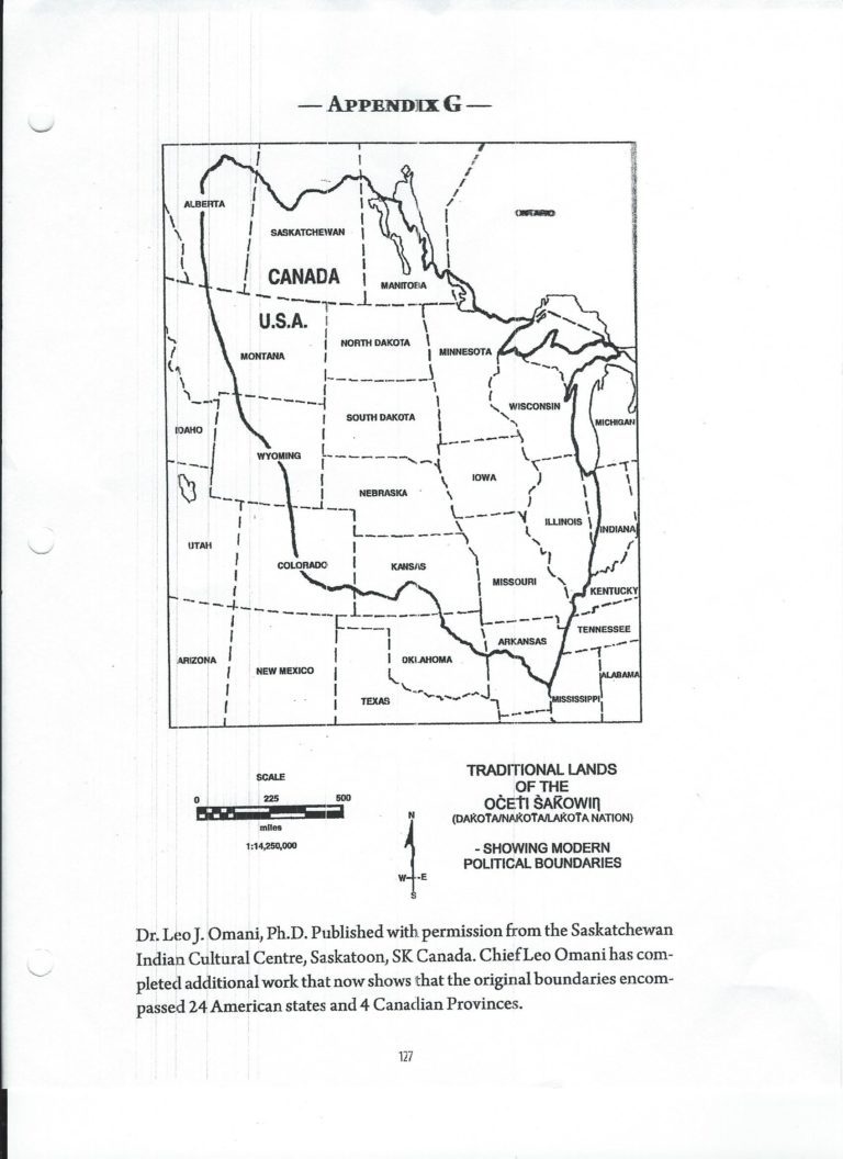 oceti sakowin territory-map - Dakota Rural Action